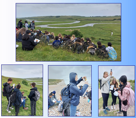 Year 7 Geography Students at South Downs